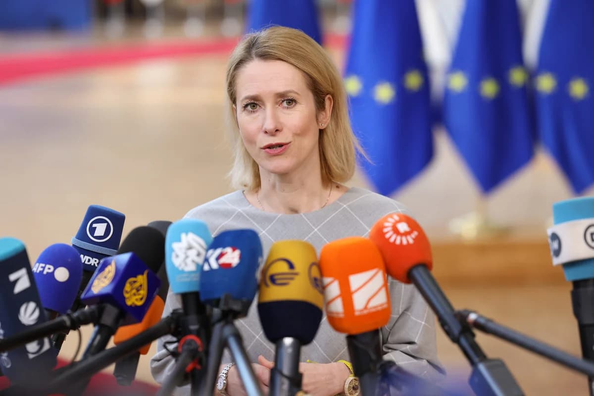 Kaja Kallas: No habrá devolución de activos rusos sin compensación a Ucrania