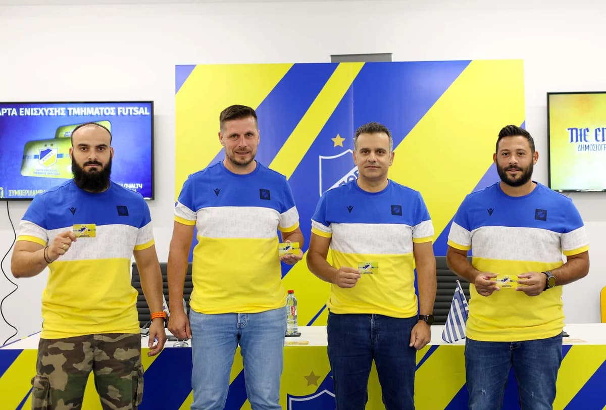 Ch. Vasiliou: "Alles andere als eine Meisterschaft ist ein Misserfolg für APOEL"