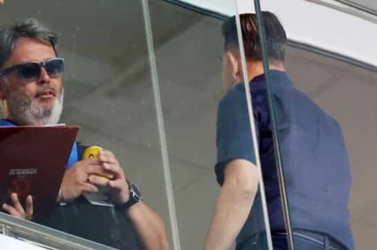 Krek y Kirzis vieron el partido del Apollon