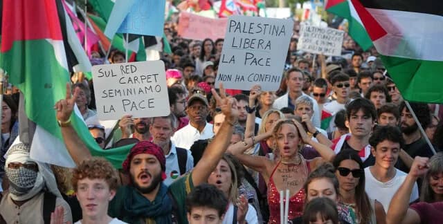 Gaza-Proteste beim Filmfestival von Venedig