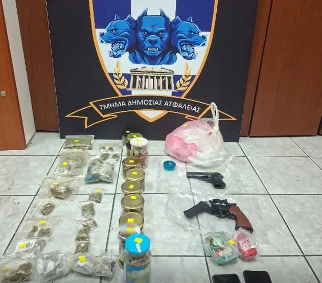Greek Police: Arrests for Drug Trafficking in Kaisariani and Aspropyrgos