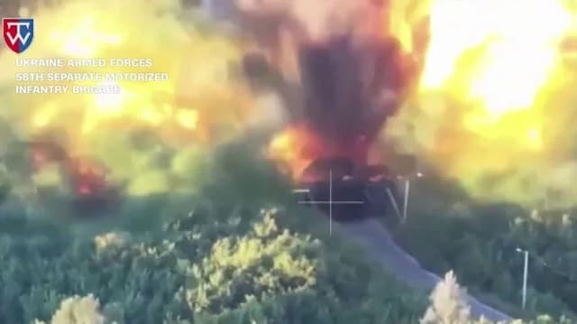 Ukraine: $600 Drones Destroy Russian Bridges Loaded with Mines (vid)