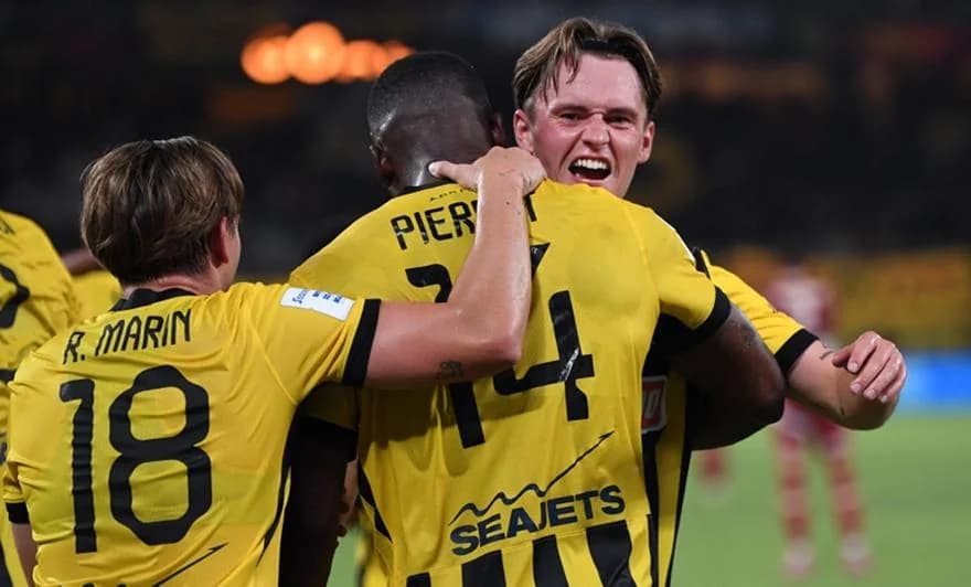 AEK besiegt Asteras Tripolis 1:0 mit Pierrots Tor