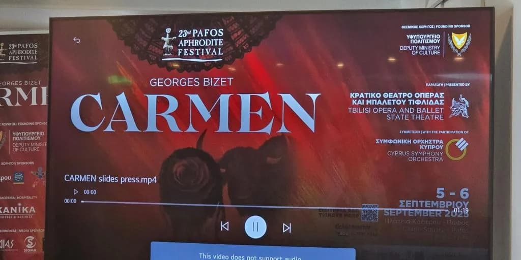 Pafos se prepara para la ópera; el castillo estará cerrado desde el 4 de septiembre de 2025