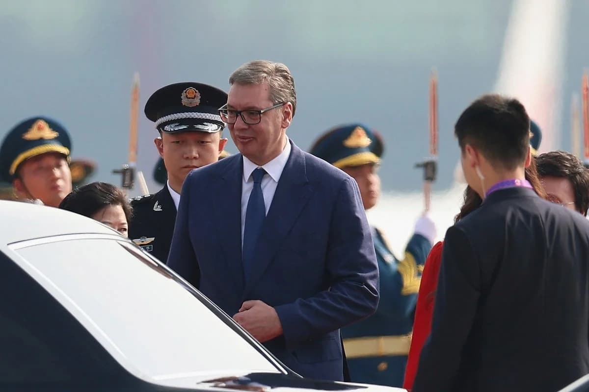 Vucic in China for Anniversary - Protests Continue in Serbia