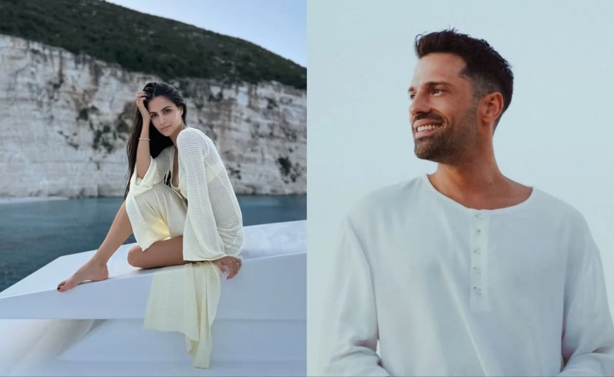 Κωνσταντίνος Αργυρός και Αλεξάνδρα Νίκα βάφτισαν τον γιο τους στη Μύκονο