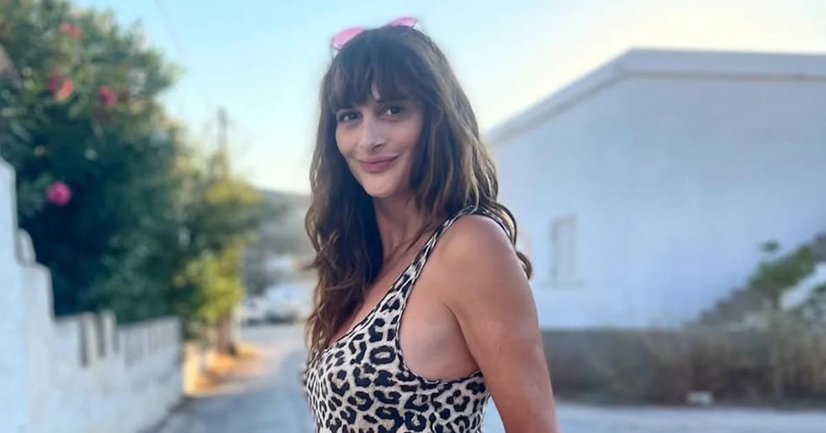 Maria Konstantaki: Oben-ohne-Foto aus ihrem Urlaub in Samothrake