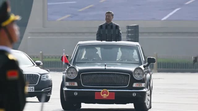 Xi Jinping Inspects Military Parade in Beijing for WWII 80th Anniversary