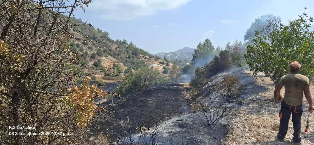Incendio en Gerasas: Investigación sobre trabajos con amoladora en vehículos