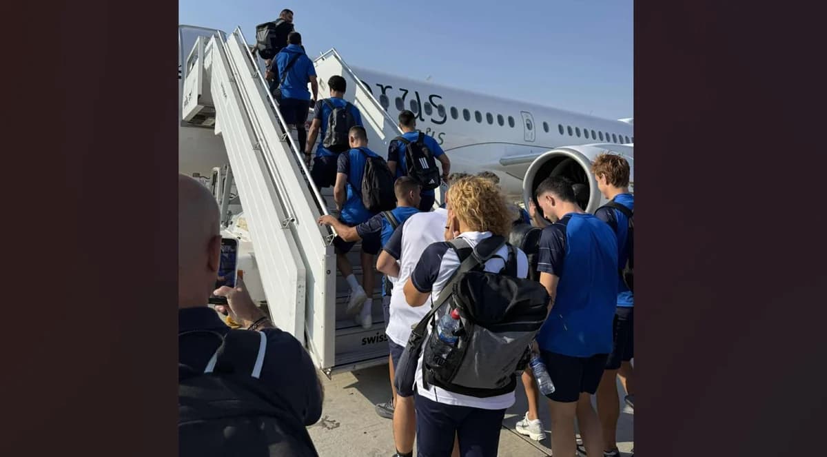 Zyprische Nationalmannschaft reist nach Österreich (Fotos)