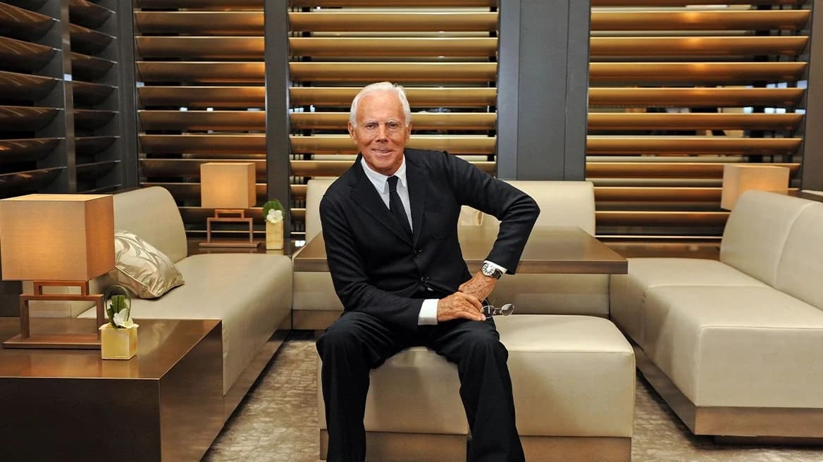 Italienischer Modedesigner Giorgio Armani stirbt