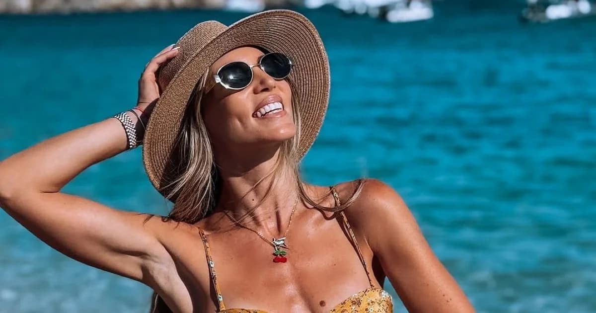 Αθηνά Οικονομάκου: Οικογενειακές διακοπές στους Παξούς με τον Μπρούνο Τσερέλα