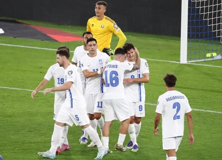 Grecia - Bielorrusia 5-1: Impresionante victoria en los Clasificatorios Mundial