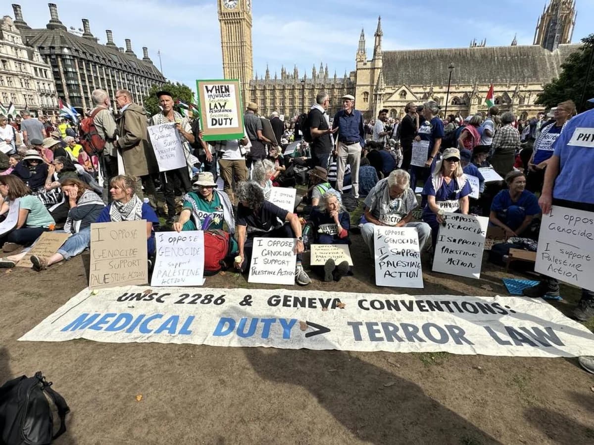 London: Festnahmen von Palestine Action-Unterstützern