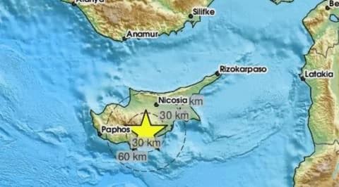 Erdbeben der Stärke 4 in Limassol spürbar