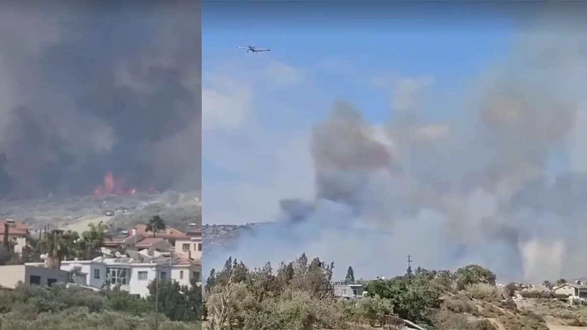 Mouttagiaka, Limassol: Fuego incontrolado, se activó "IKAROS 2"