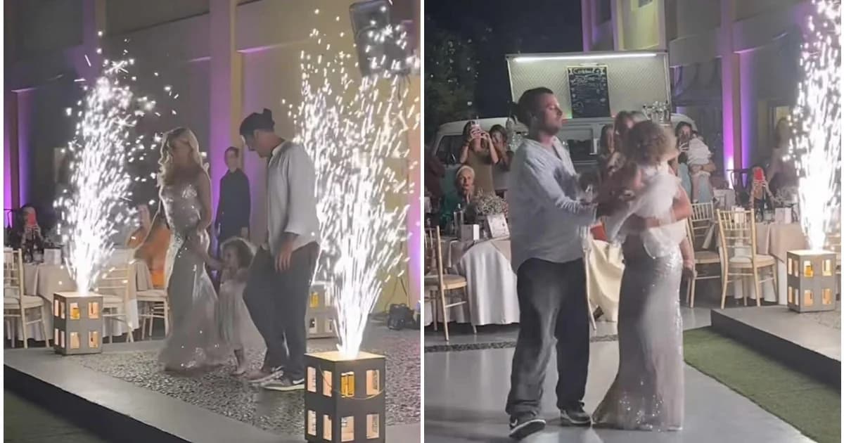 Ioanna Maleskou and Konstantinos Danias: Daughter's Christening in a Private Circle