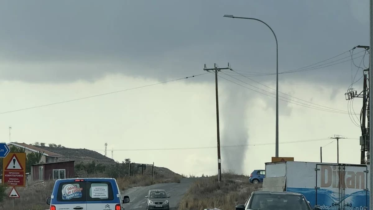 Großer Tornado in Nikosia gesichtet