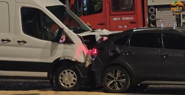 Verkehrsunfall in Vouliagmeni: Eine Verletzte