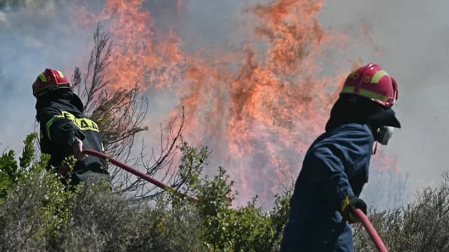 שריפה בספרטוליה, איליה – תמיכה אווירית נפרסה