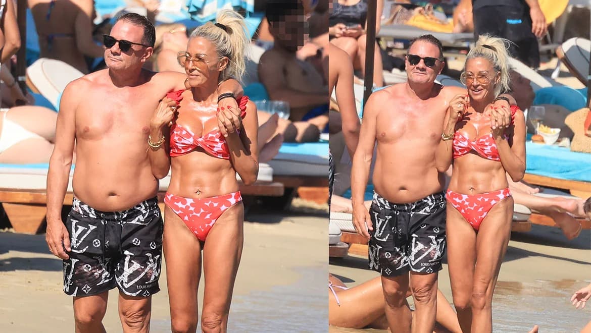 Apostolos Lytras y Dora Papadopoulou en Mykonos