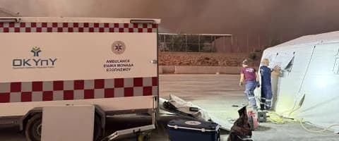 Υπηρεσία Ασθενοφόρων: Άμεση ανταπόκριση στην φονική πυρκαγιά στη Λεμεσό