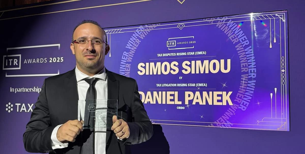 Σίμος Σίμου της EY Law Cyprus: Rising Star στην Επίλυση Φορολογικών Διαφορών