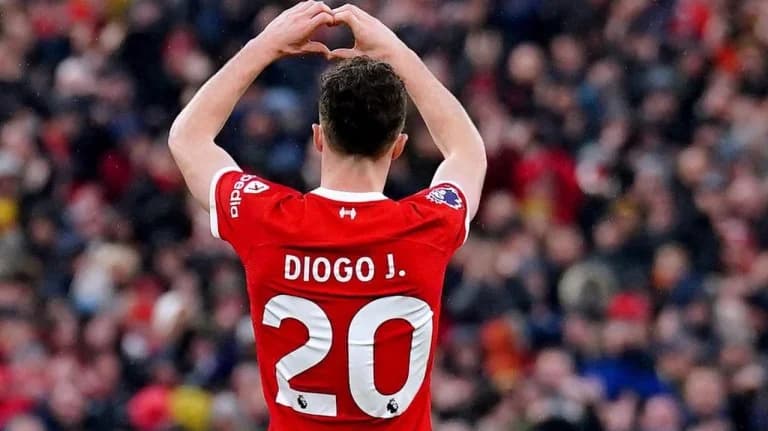 Liverpools berührende Hommage an Diogo Jota