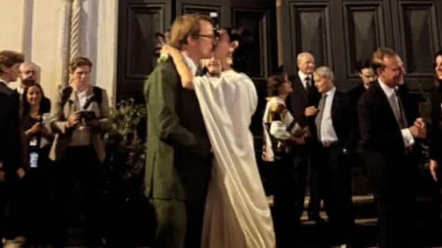 Nicolas Niarchos and Malu Dalla Piccola celebrate their love in Rome