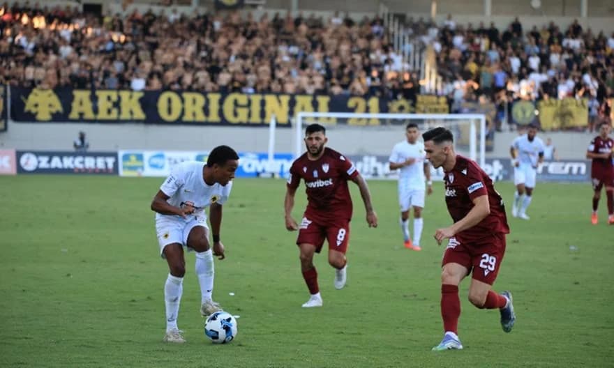 AEL Novibet Blocks AEK, Forces 1-1 Draw in Super League