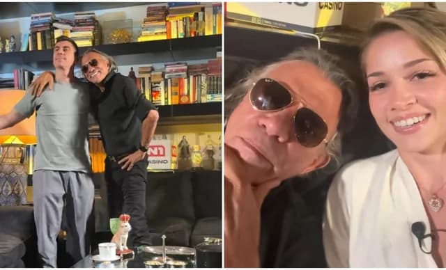 Fidias Panayiotou y Styliana Averkiou Visitan la Casa de Ilias Psinakis
