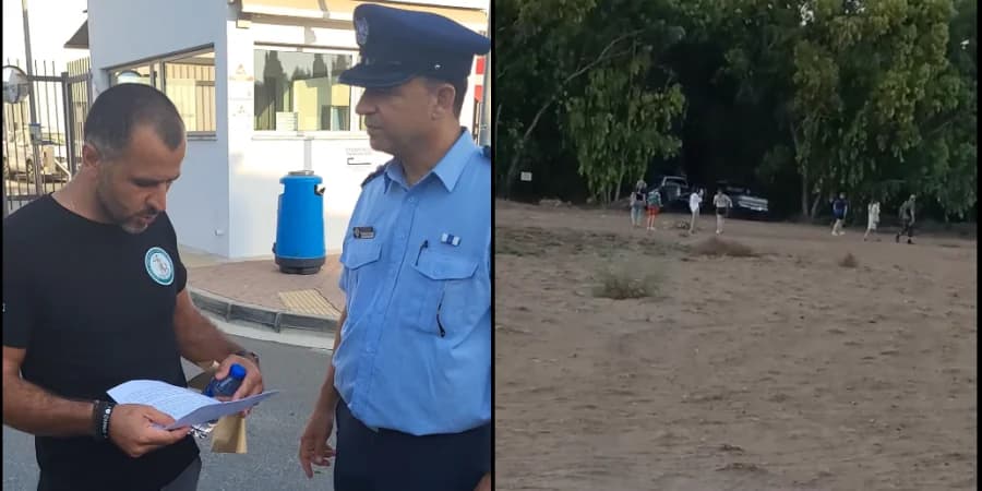 塞浦路斯帕拉利姆尼猎人抗议者反对激进分子
