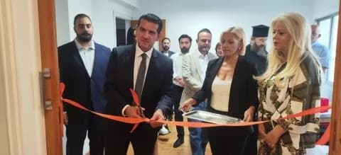Εγκαίνια του νέου οικήματος του Συνδέσμου ΔΕΠ/Υ Κύπρου από τον Υπουργό Υγείας