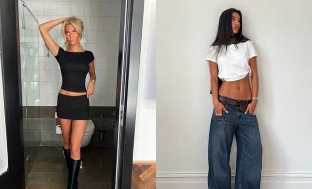 Η επιστροφή της μόδας των 2000s: Low-rise jeans, μίνι φούστες και statement ζώνες