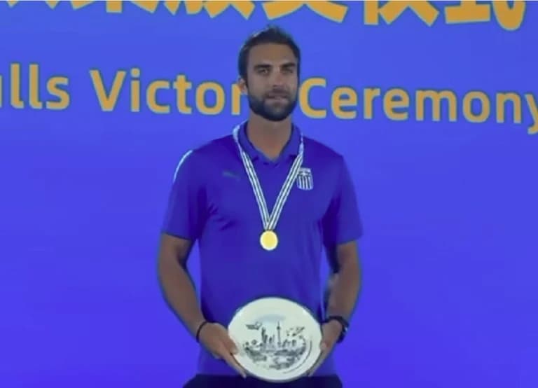Στέφανος Ντούσκος: Χρυσό μετάλλιο και Εθνικός Ύμνος στο Παγκόσμιο Πρωτάθλημα