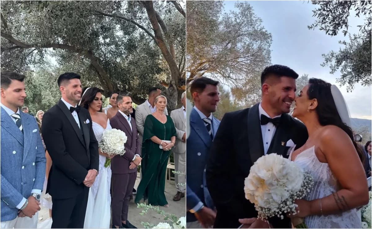Ilias Droulias heiratet Maria Bibi in Keratea