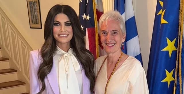 Kimberly Guilfoyle trifft griechische Botschafterin in Washington