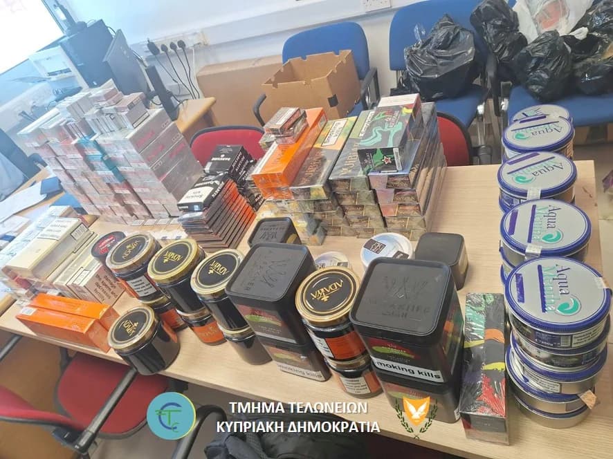 Λάρνακα: Κατάσχεση άνω των 89 κιλών παράνομου καπνού – Πρόστιμα σε Τουρκοκύπριους