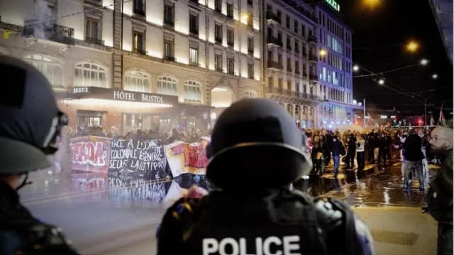 Schweiz: Polizei setzt Chemikalien gegen Gaza-Flottillen-Protest ein