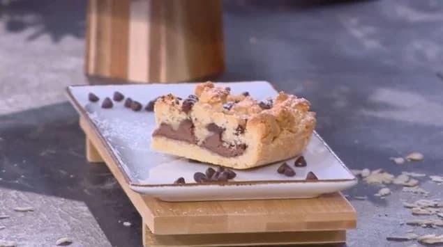 Rezept: Mit Nutella gefüllter Streuselkuchen von Christos Vergados