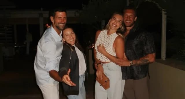 Sabalenka und Djokovic auf einem Doppeldate in Athen