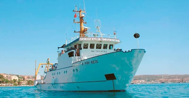 Piri Reis: Turkish Research Vessel North of Lesbos