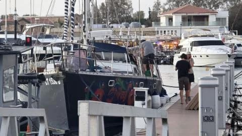 הספינה שירן יצאה מפאפוס לעזה לאחר אספקה מחדש