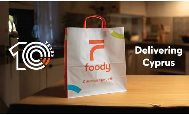 Foody: 10 χρόνια delivery στην Κύπρο