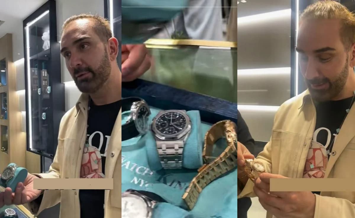 ניקוס קוקלוניס: מתמקח על שעונים יקרים בניו יורק