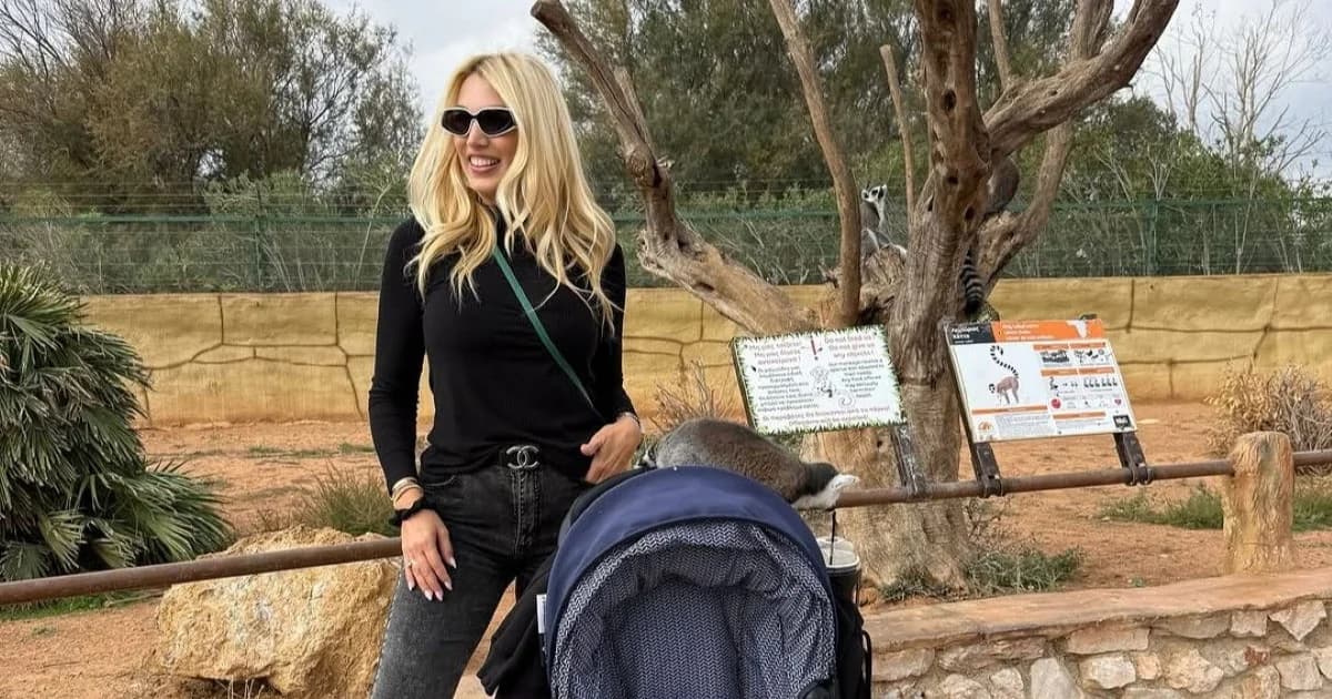 Konstantina Spyropoulou: Excursión familiar al zoológico con sus hijos