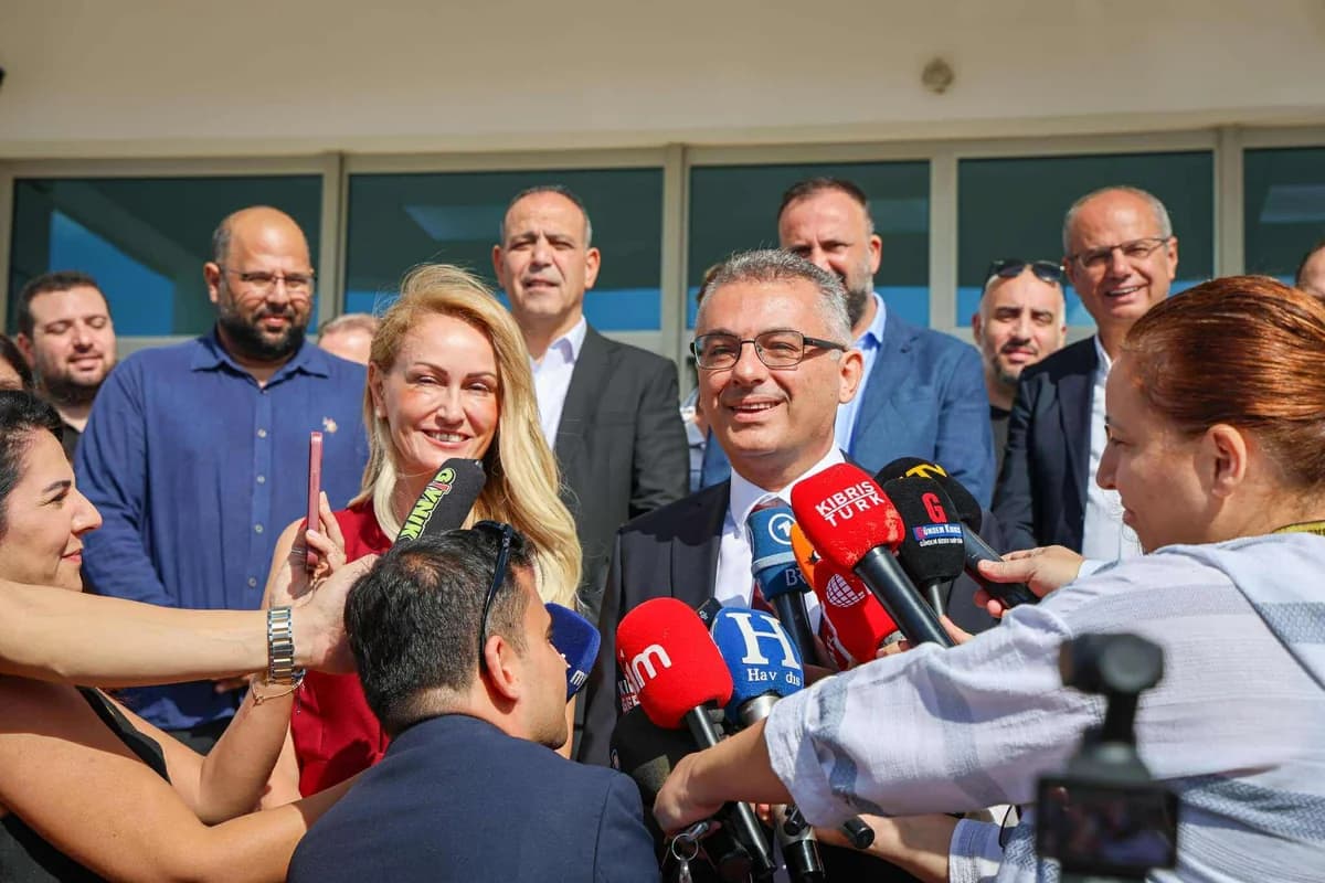 Turkish Cypriot Leader Tufan Erhürman's First Visit to Ankara
