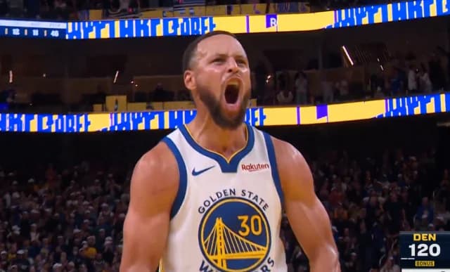 NBA：库里42分率勇士加时胜掘金
