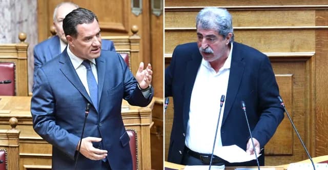 Georgiadis-Polakis-Zusammenstoß im Parlament wegen Gerichtsverzögerungen und Gesundheitsausgaben