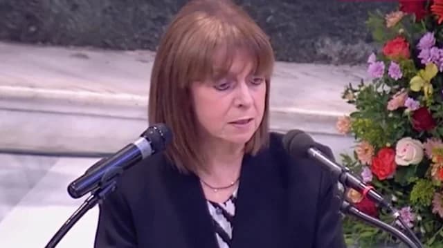 Sakellaropoulou: "You sang for the people, the nation, each of us"